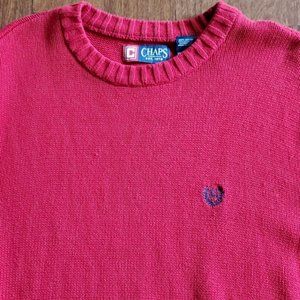 Size XL Men's Red Knitted Sweater